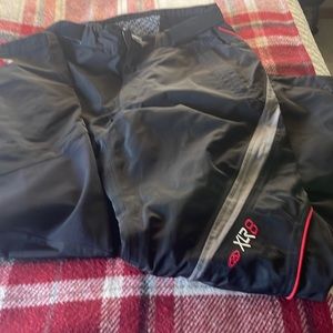 Marker snowboardering or ski pants.